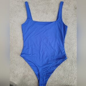 Womens Large Blue One-Piece Bodysuit